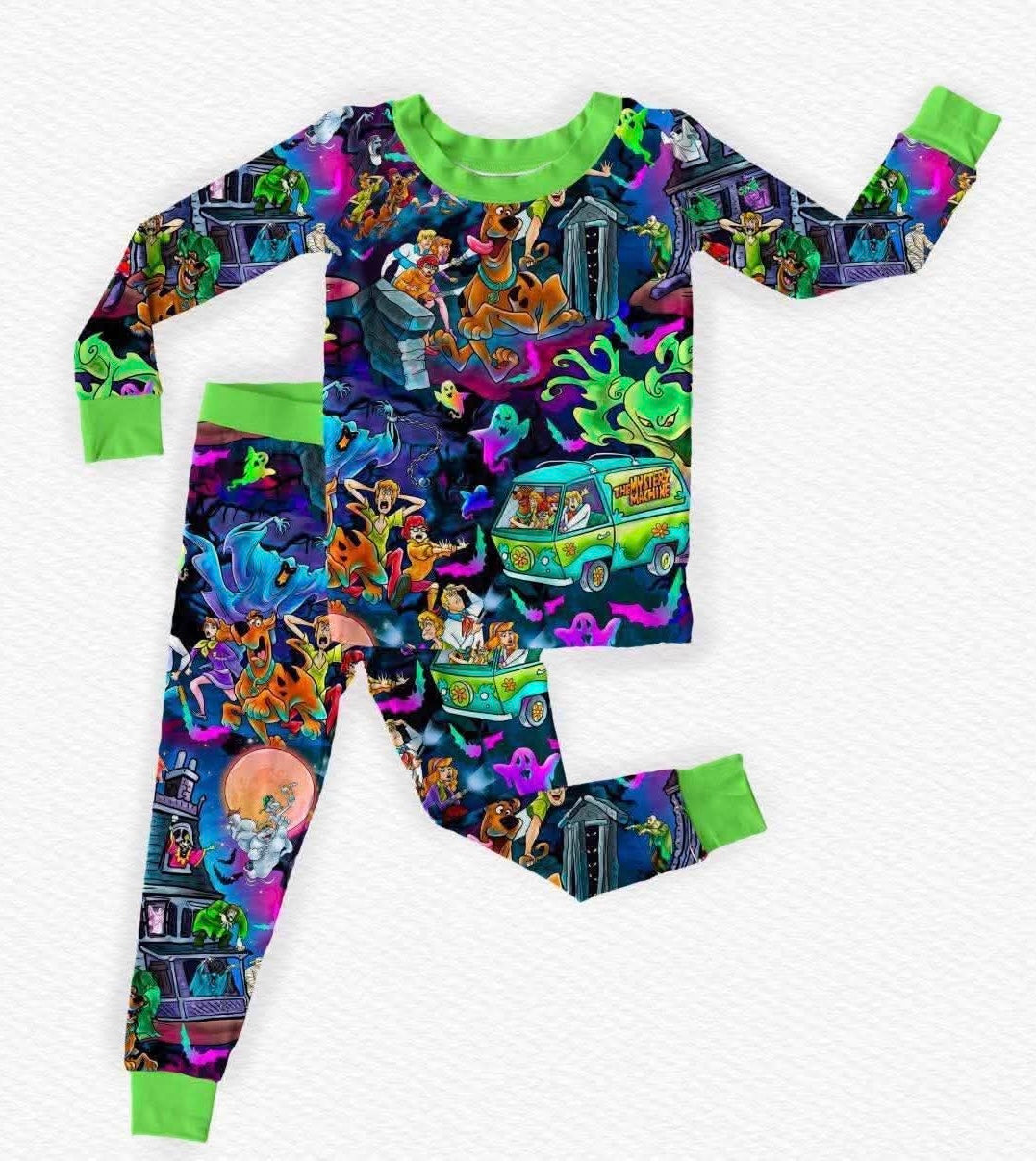Spooky Squad Long Sleeve/Pant Pj Set- LF Halloween Pre-Sale