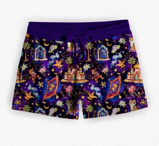 Magic Carpet Ride Women’s Lounge Short- Royalty Pre-Order