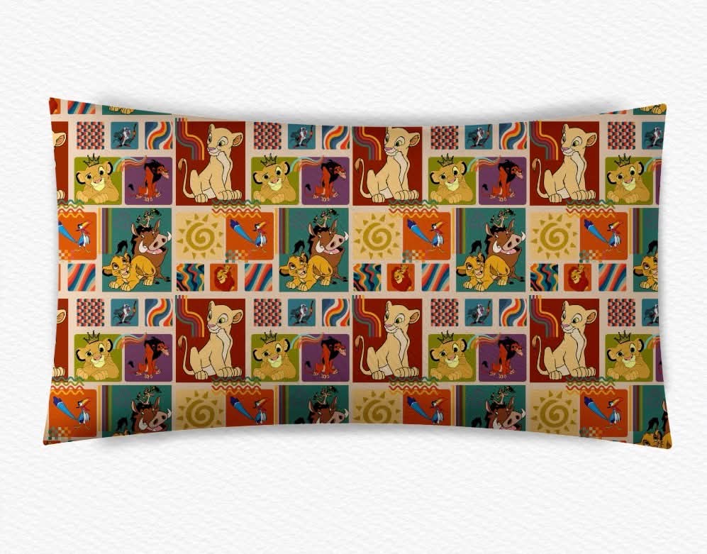 Long Live The King Standard Pillow Case- Patchwork RTS