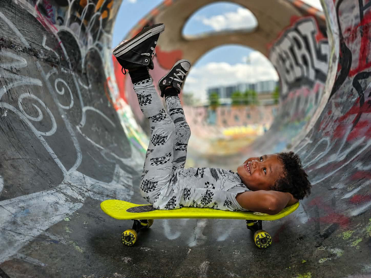 Full Throttle Short Sleeve/Pant Pj Set- Tiny Rebel RTS