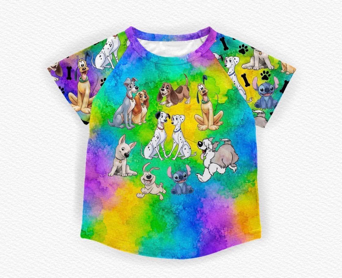 Colorful Canines Kid's Pocket Tee - Magic Day LF Pre-Order