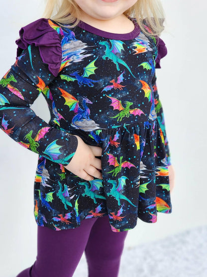 Wings of Midnight Peplum Set- Fly RTS