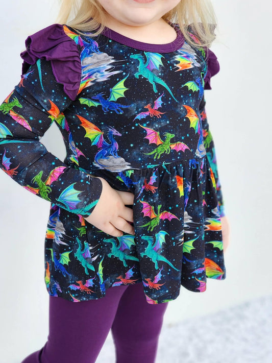 Wings of Midnight Peplum Set- Fly RTS