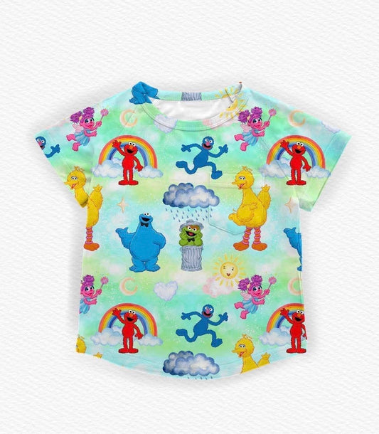 Neighborhood Friends Kids Pocket Tee- Street Friends Pre-Order