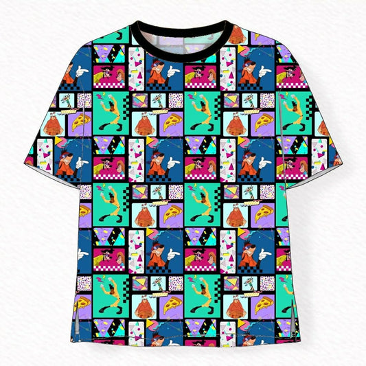 World Tour ‘95 Oversized Women’s Tee- Patchwork Pre-Order
