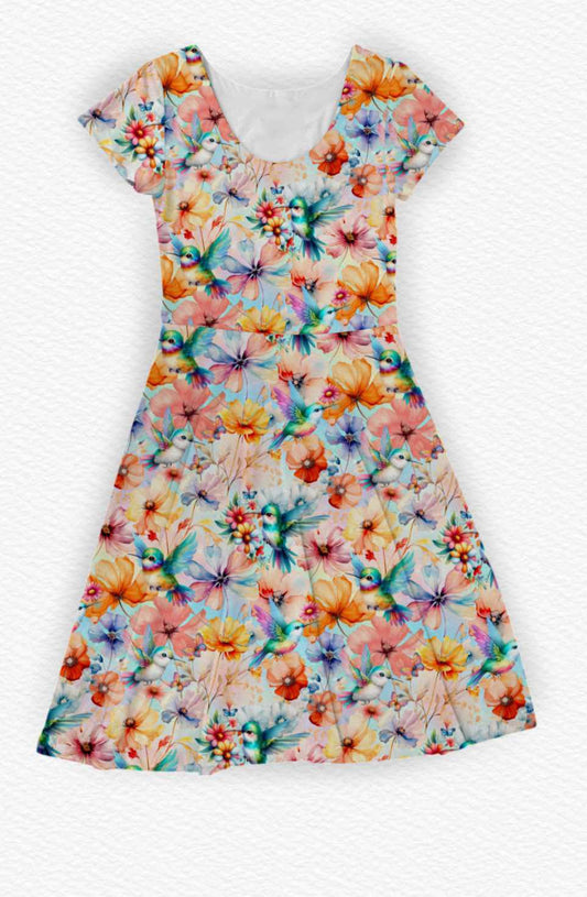 Hummingbirds women’s dress preorder