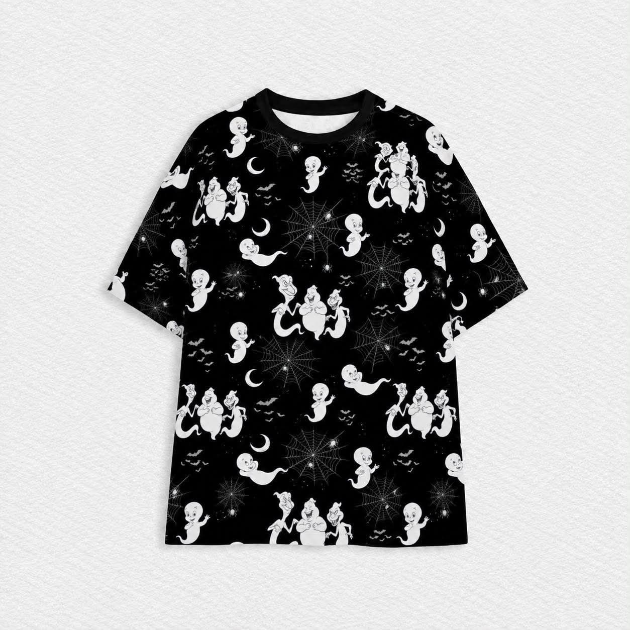 *Glows In The Dark* Friendly Glow Oversized Adult Tee - Ghost Pre-Order