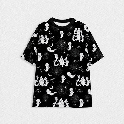*Glows In The Dark* Friendly Glow Oversized Adult Tee - Ghost Pre-Order