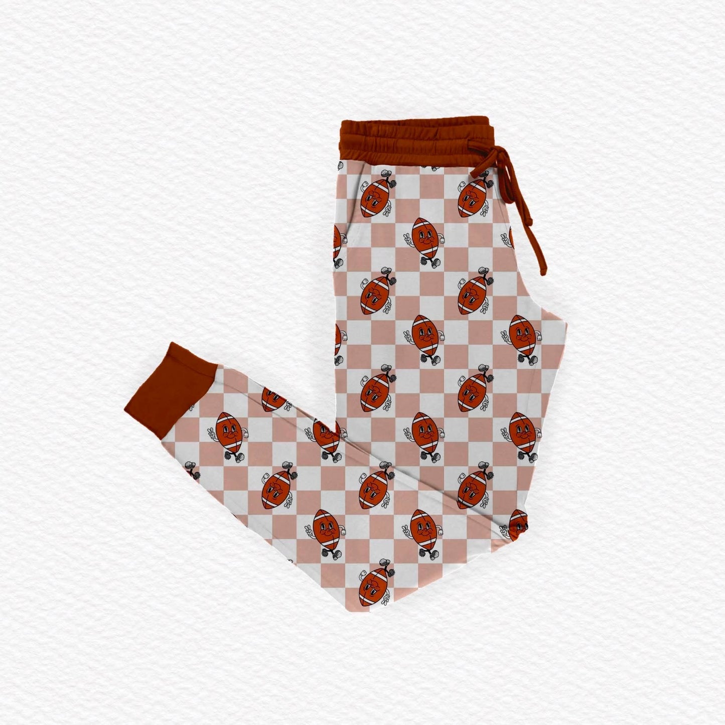 Friday Night Checks Joggers- Touchdown Pre-Order