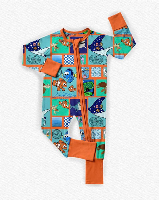 Shark Bait Zippy- Patchwork RTS