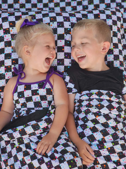 Rebel Raceway Twin Fitted Sheet- Splatter LF RTS
