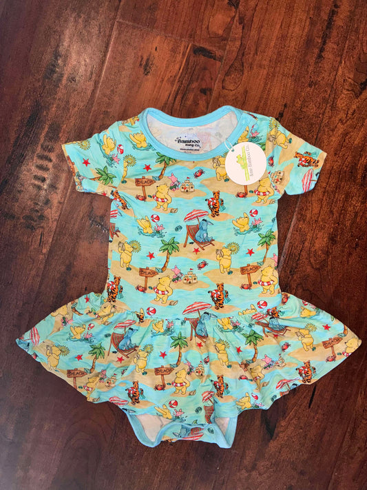 Looking For Sunshine Bodysuit Twirl Dress