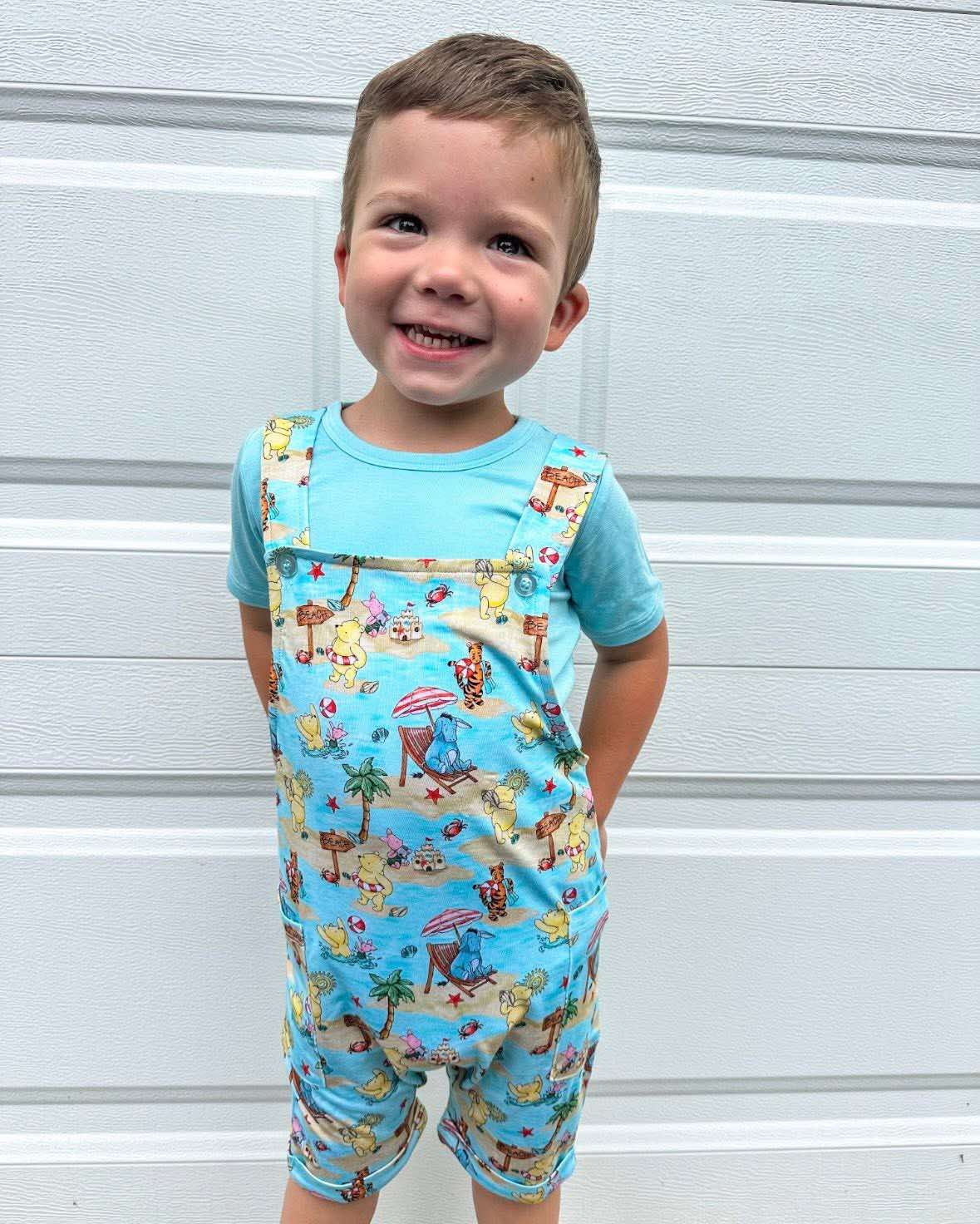 Looking For Sunshine Short Overall with Tee