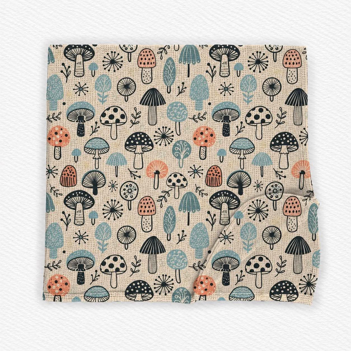 Mushroom Era Waffle Blanket- Waffle Pre-Order