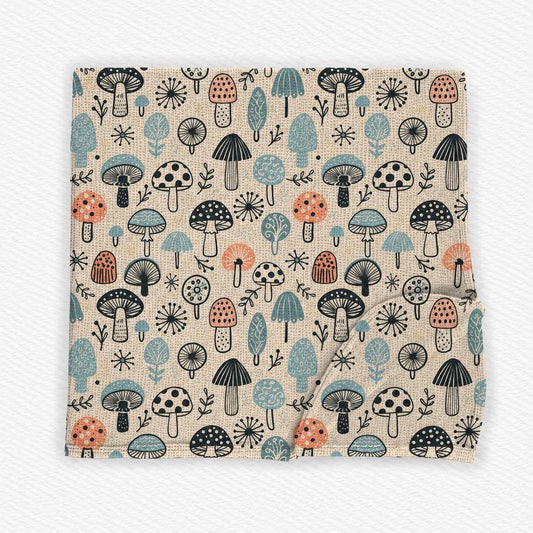 Mushroom Era Waffle Blanket- Waffle Pre-Order