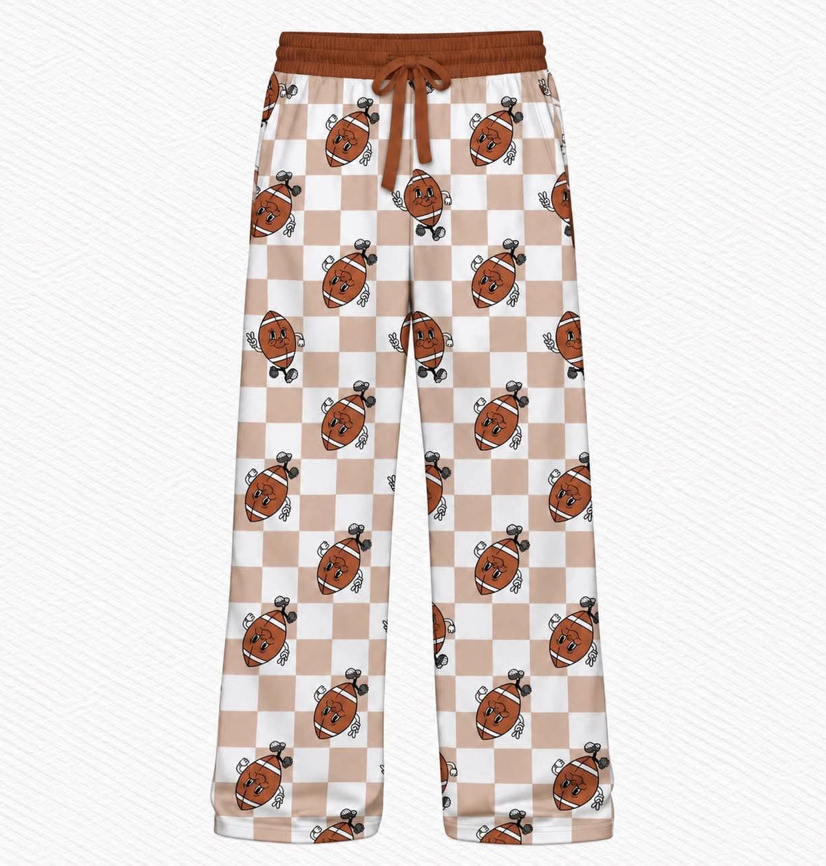 Friday Night Checks Lounge Pants- Touchdown RTS