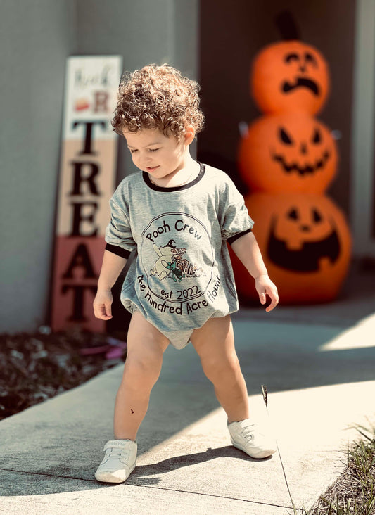 The Hundred Acre Haunt Bubble Romper- RTS