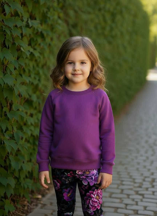 Twilight Garden Kids Crewneck/Leggings Set- Winter RTS