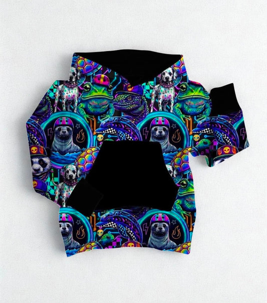 Wild Vibes Kids Hoodie- Neon Pre-Order