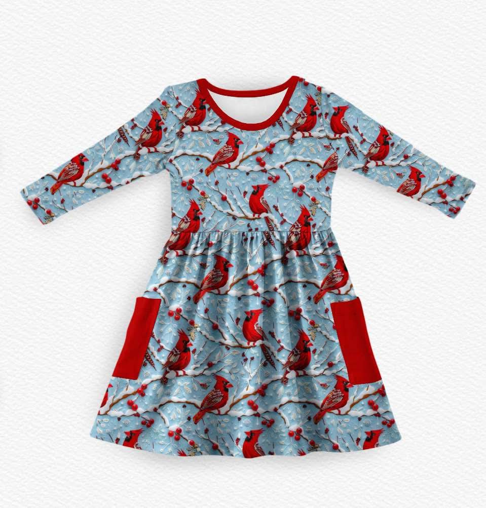 Cardinals Long Sleeve Twirl- Winter RTS