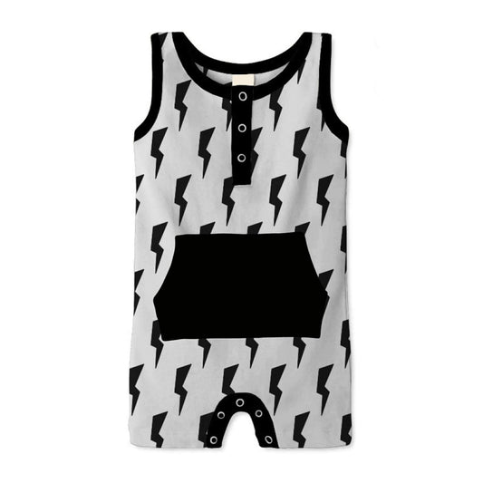 High Voltage Tank Peek A Boo Shortie- Rebel Pre-Order