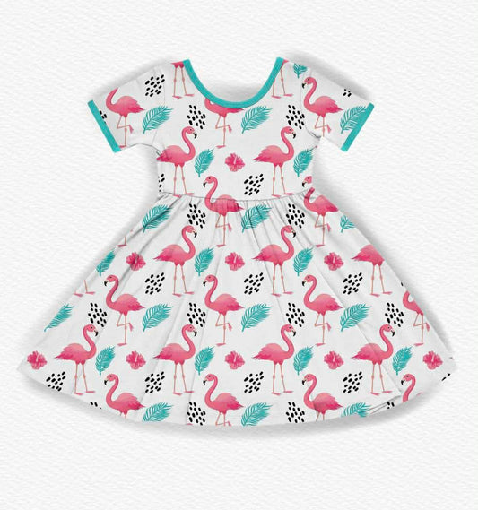 Pink on the Green Twirl- RTS