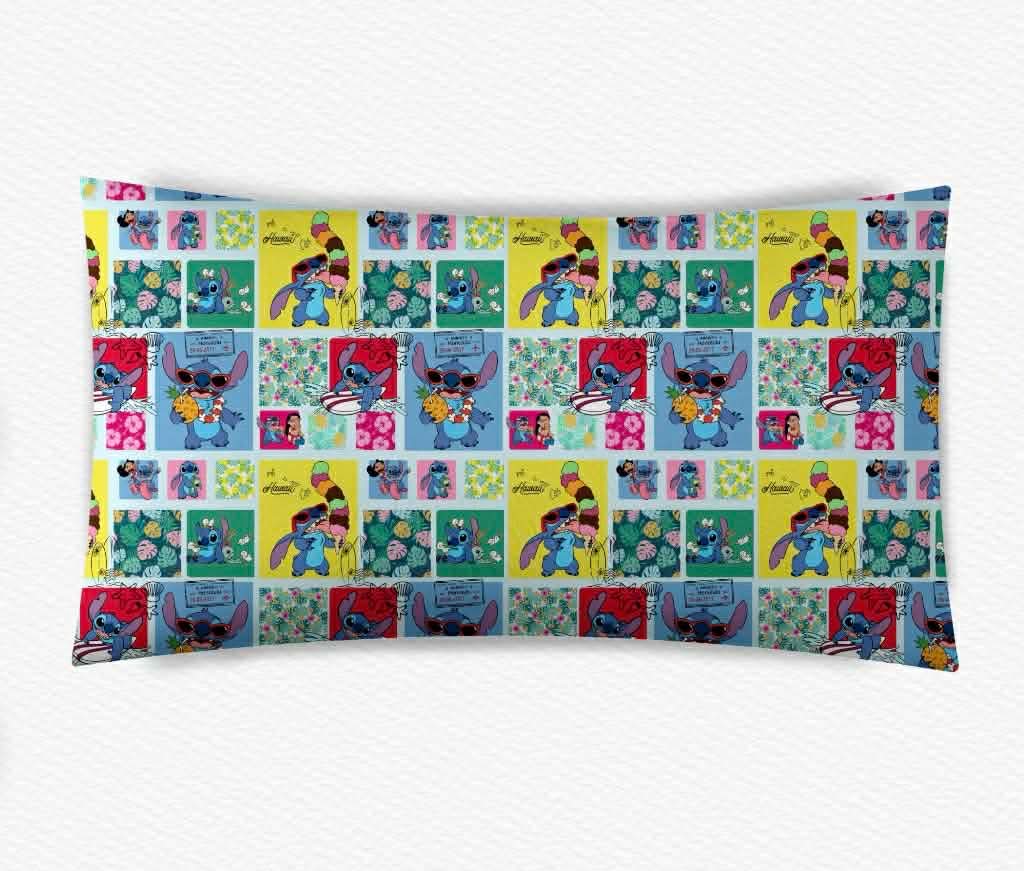 Cute and Fluffy Standard Pillow Case- Patchwork RTS