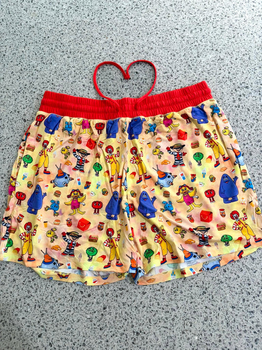 Drive-Thru Dreams Adult Unisex Shorts- Snacks RTS