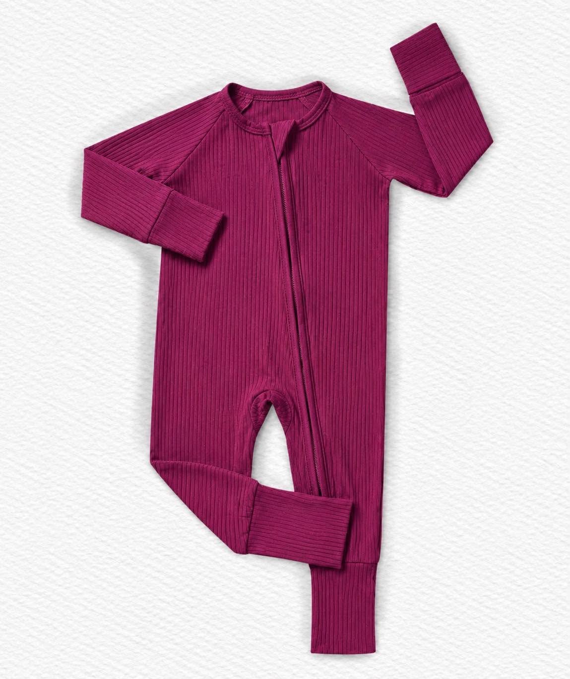 Razzleberry Ribbed Zippy - Fall Ribbed - Pre-Order