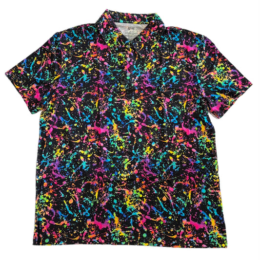 Colorful Chaos Men's Performance Polo - Technicolor RTS