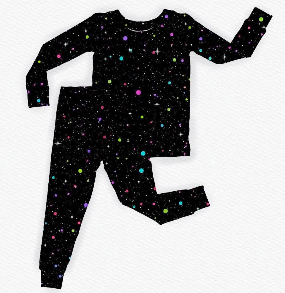 &Me Studio Splatter Two Piece Set w/ Fold Over Feet - Pre-Order
