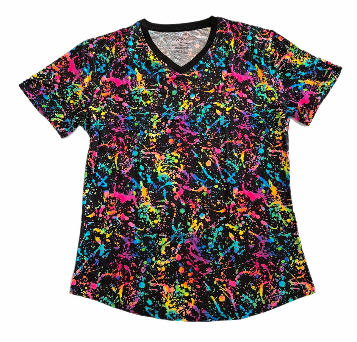 Colorful Chaos Unisex Athletic Tee - Technicolor RTS