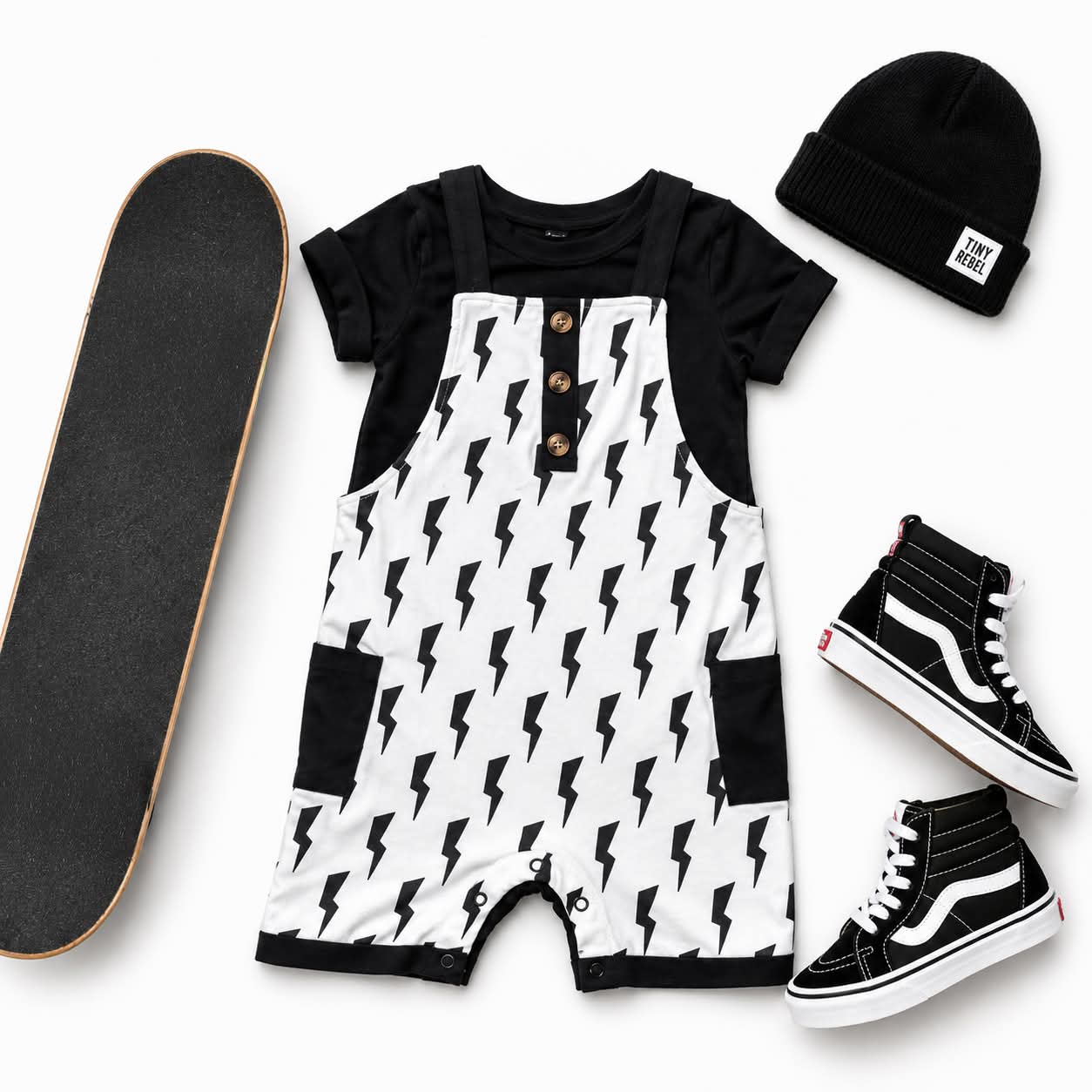 High Voltage Overalls with Tee- Tiny Rebel RTS