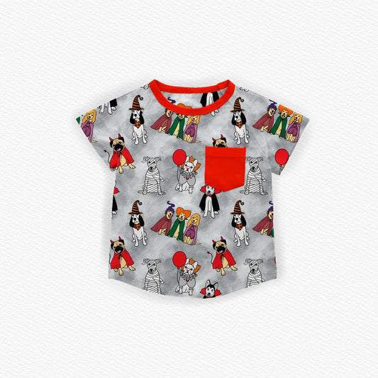 Costume Pawty Pocket Tee- RTS Halloween