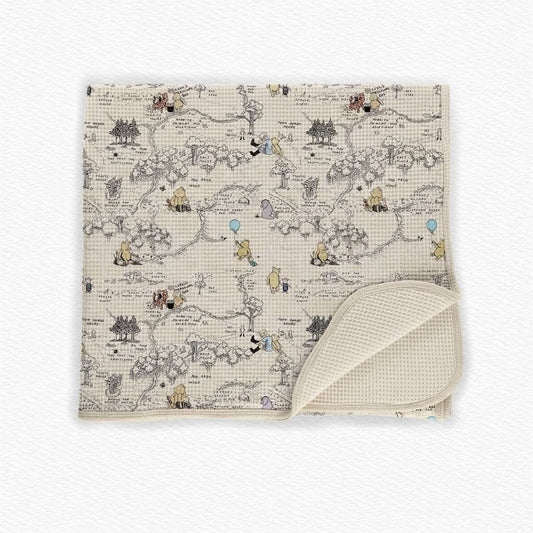100 Acre Woods Waffle Blanket- Waffle Pre-Order