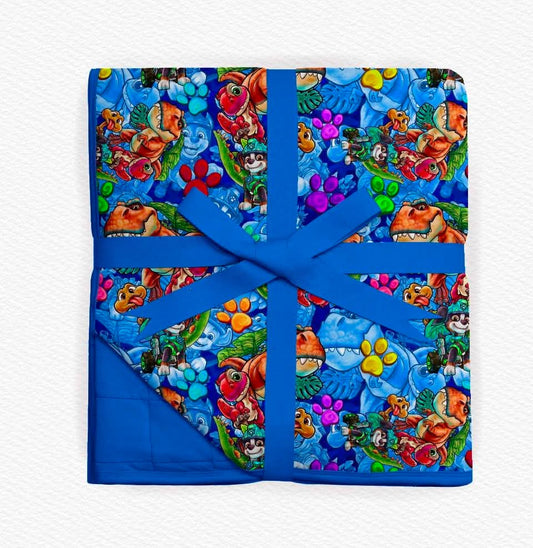 Roar & Rescue Quilted Blanket- LF Pre-Sale