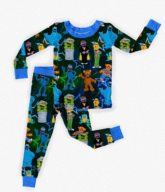 Neighbor Stars Long Sleeve/Pant Pj Set- Street Friends Pre-Order