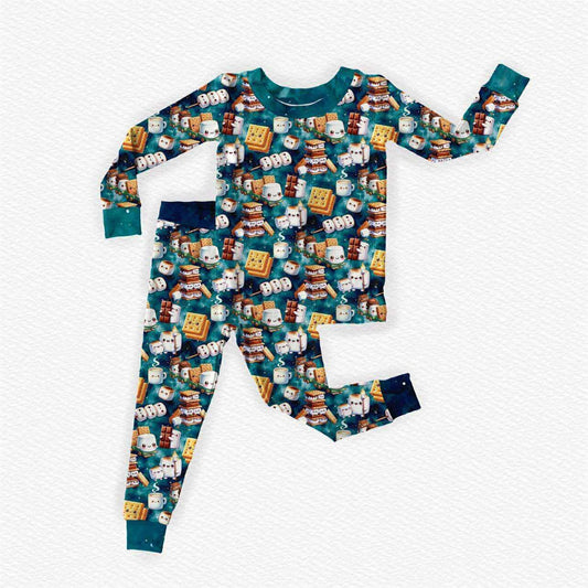 Campfire Snacks Long Sleeve/Pant Pj Set- Pre Order