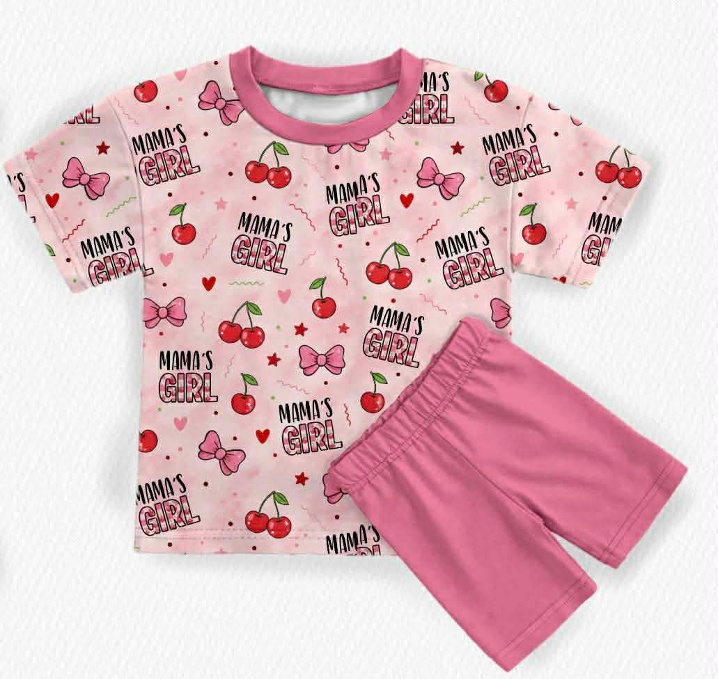 Mama’s Girl Kids Tee and Short Set- Mother’s Day Pre-Order