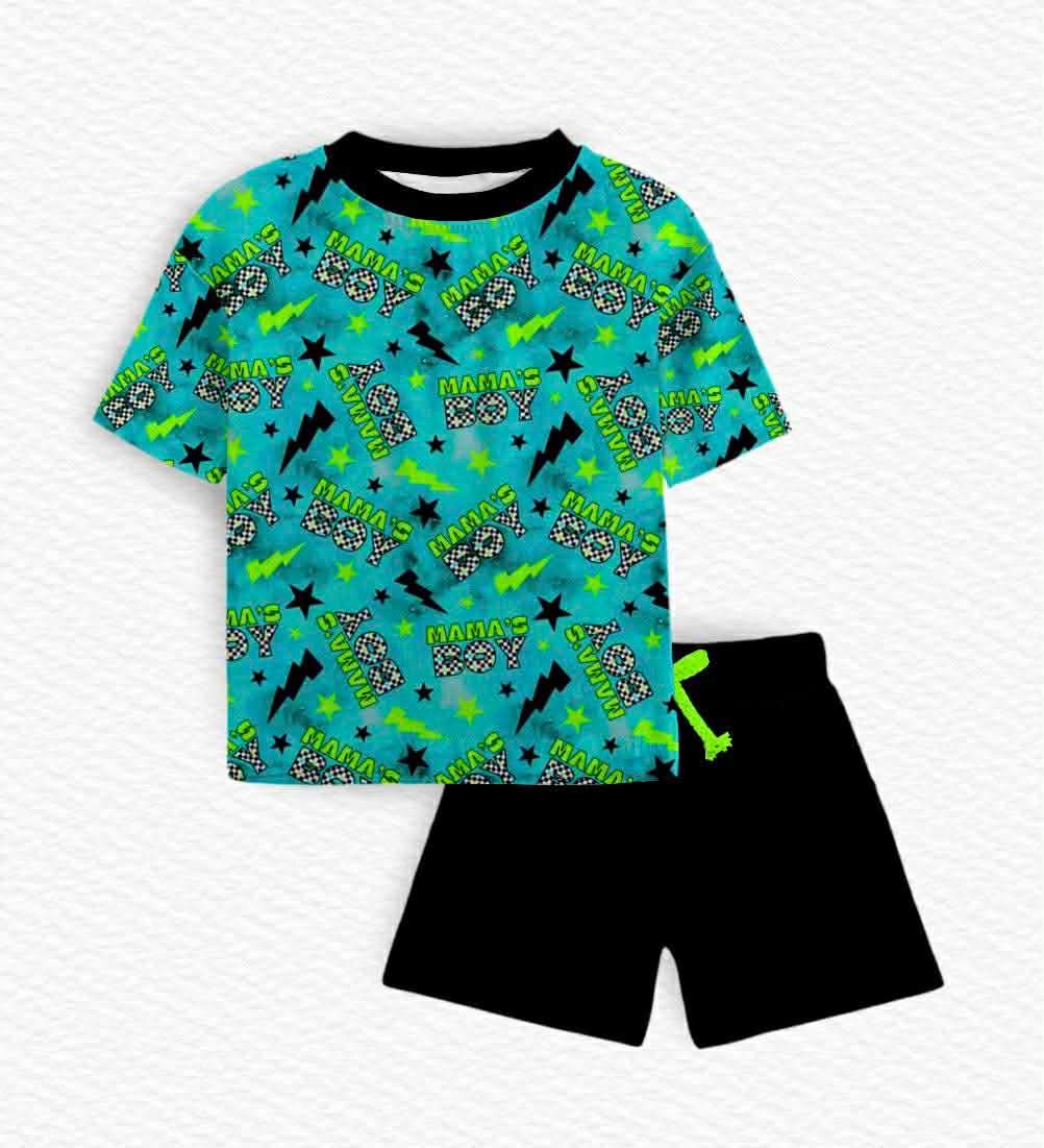 Mama’s Boy Kids Tee and Short Set- Mother’s Day Pre-Order