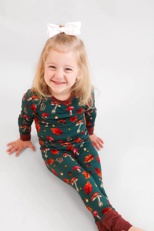 Evergreen Forest Long Sleeve/Pant Pj Set- Autumn RTS