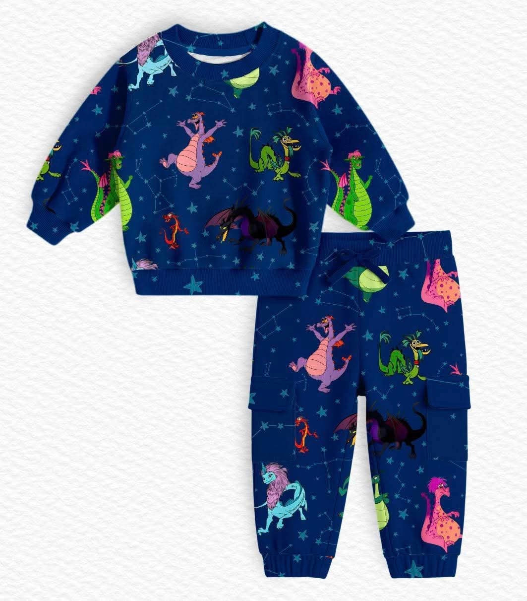 Dragon Dreamland Crewneck w/ Jogger Set- Magic Day LF Pre-Order