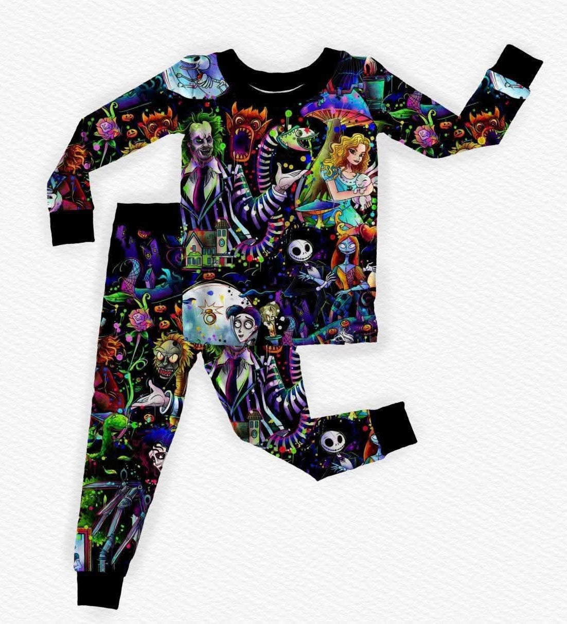 Welcome to the Weird Long Sleeve/Pant Pj Set- LF Halloween Pre-Sale