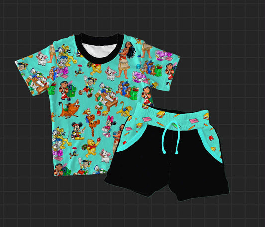 Recess Ready Tee and Drawstring Shorts - RTS