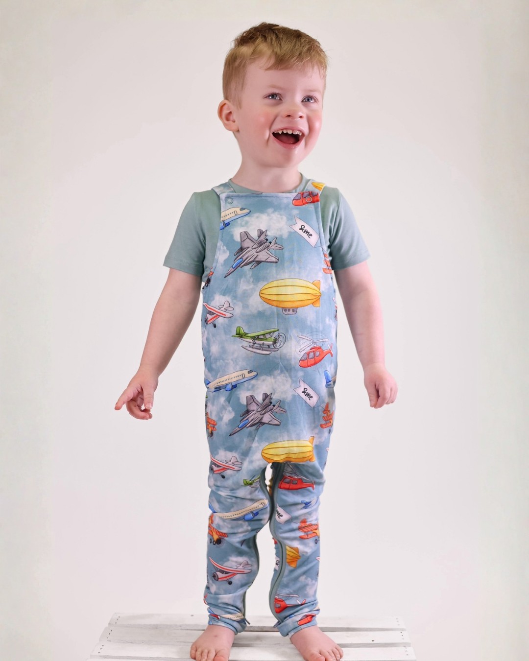 Sky Bound &me Overalls with Tee- Fly RTS