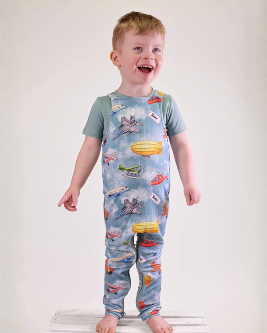Sky Bound &me Overalls with Tee- Fly RTS