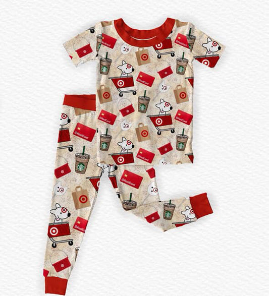 Bullseye Short Sleeve/Pant Pj Set- RTS