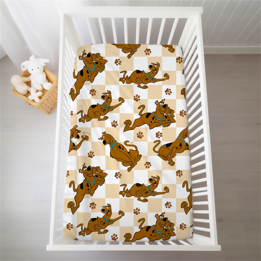 Mystery Pup Crib & Twin Fitted Sheets- LF Dog RTS