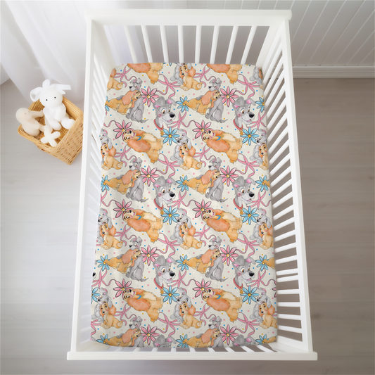Puppy Love Crib & Twin Fitted Sheets- LF Dog RTS