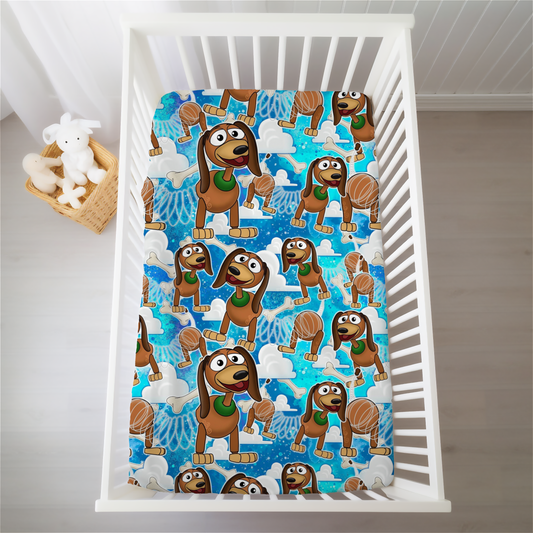 Skyline Slink Crib & Twin Fitted Sheets- LF Dog RTS